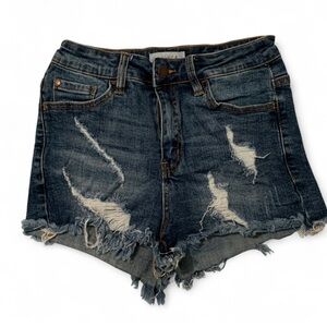 Distressed Denim Women's Jean Shorts